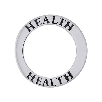 Health Sterling Silver Ring Pendant TPD1162 - Jewelry